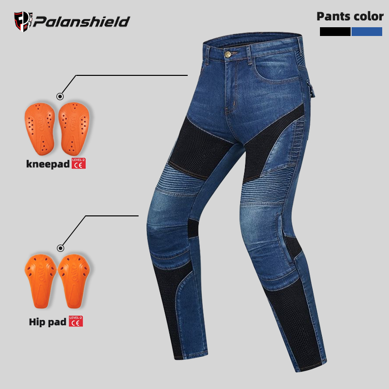Motorcycle Gear Blue - Pantalones de motocicleta para hombre, equipo