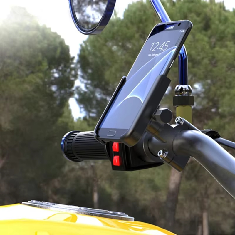 Soporte para teléfono de motoc - Phone Mount Handlebar reseña y precio