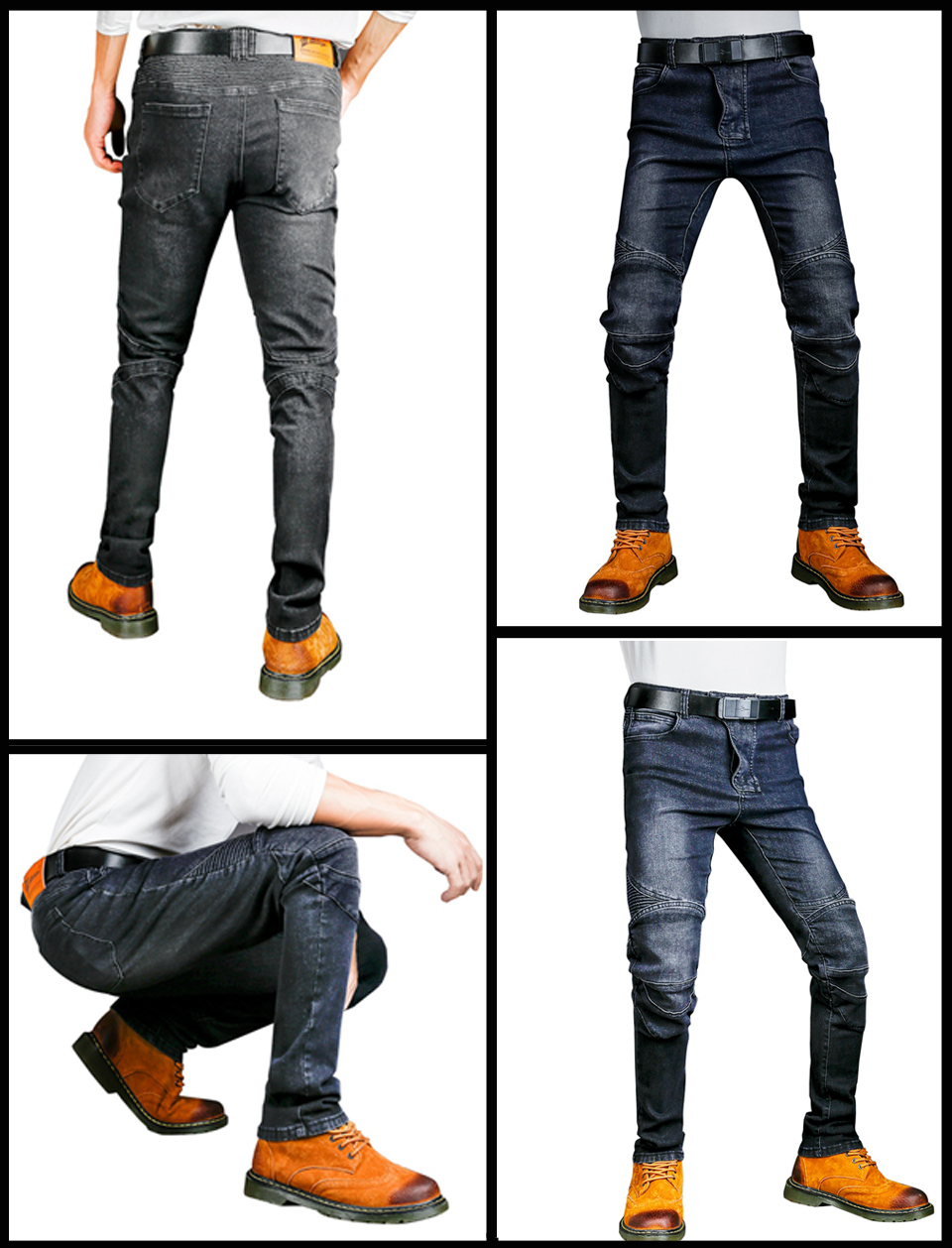 Pantalones vaqueros de motocic - Motorcycle Gear Blue reseña y precio