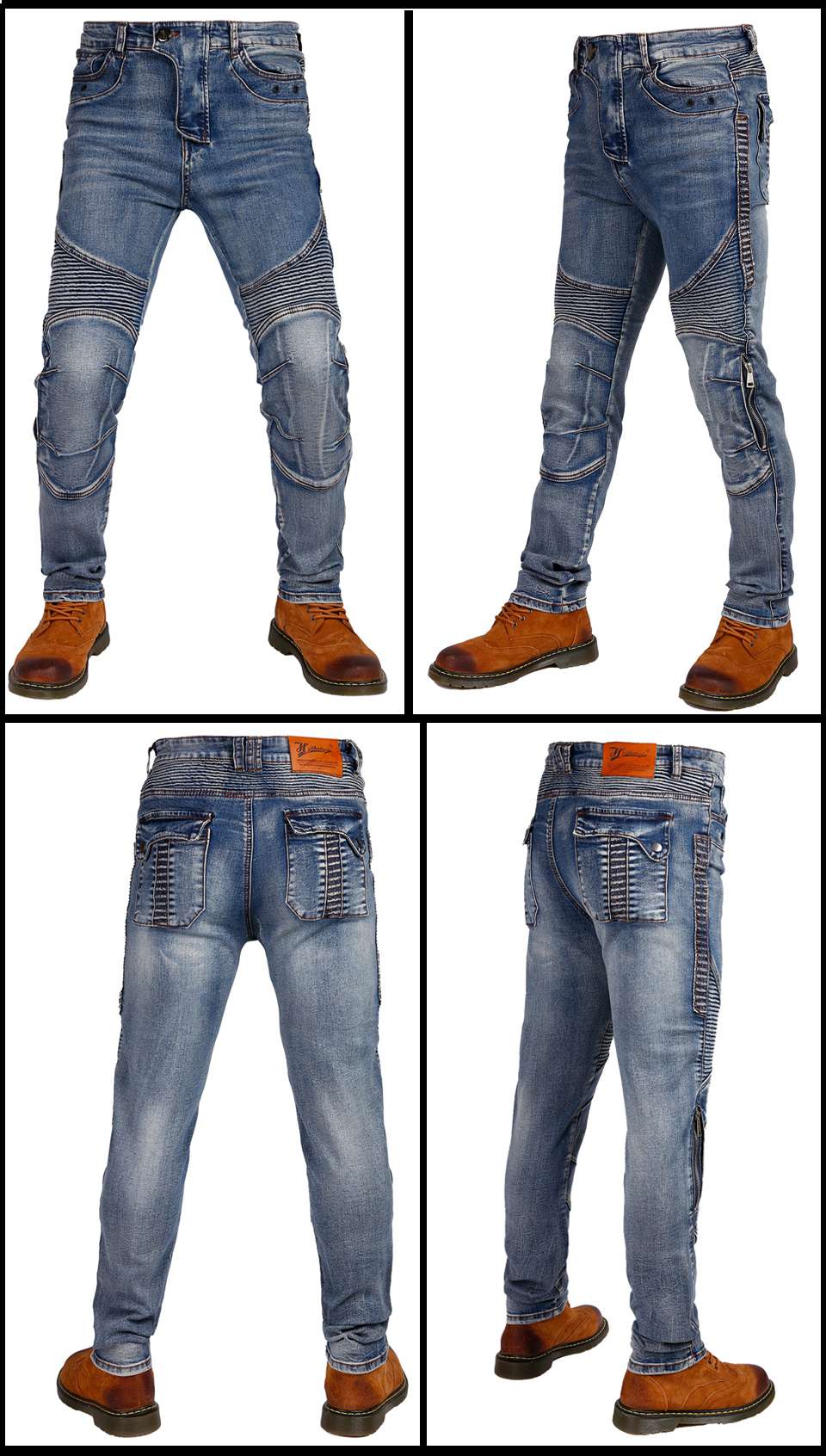 Pantalones de moto primavera y - Motorcycle Gear Blue reseña y precio