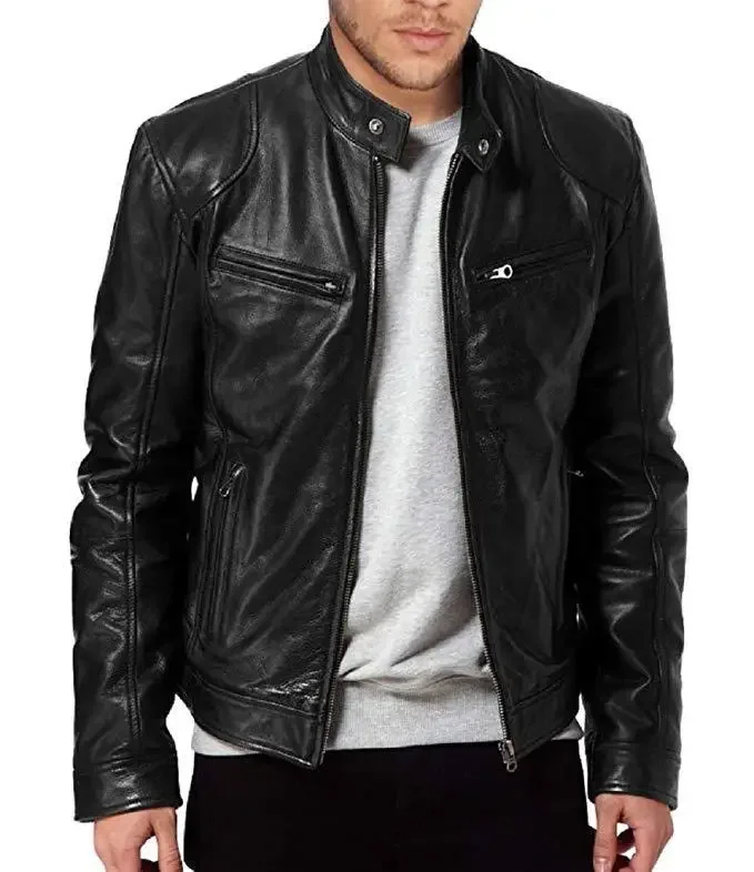 Chaqueta de cuero para motocic - Riding Jacket Leather reseña y precio