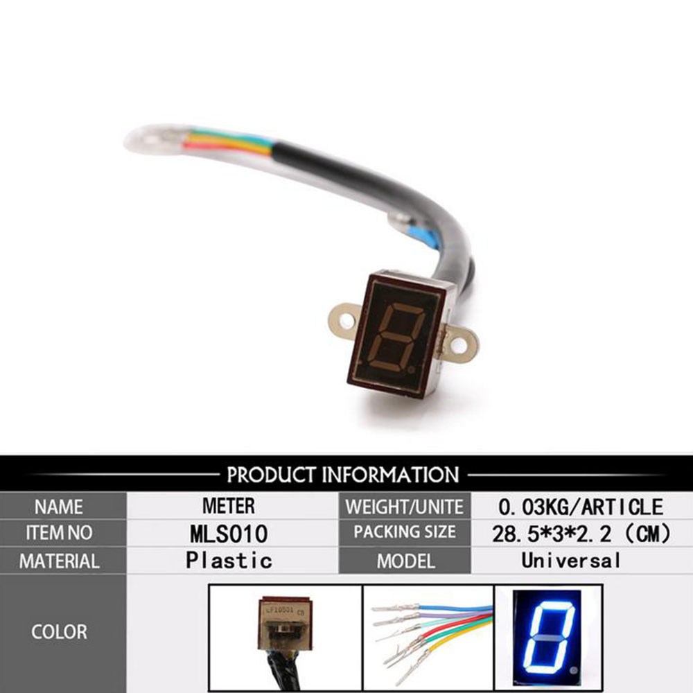 N-6 para Indicador de Marcha d - Motorcycle Gear Blue reseña y precio