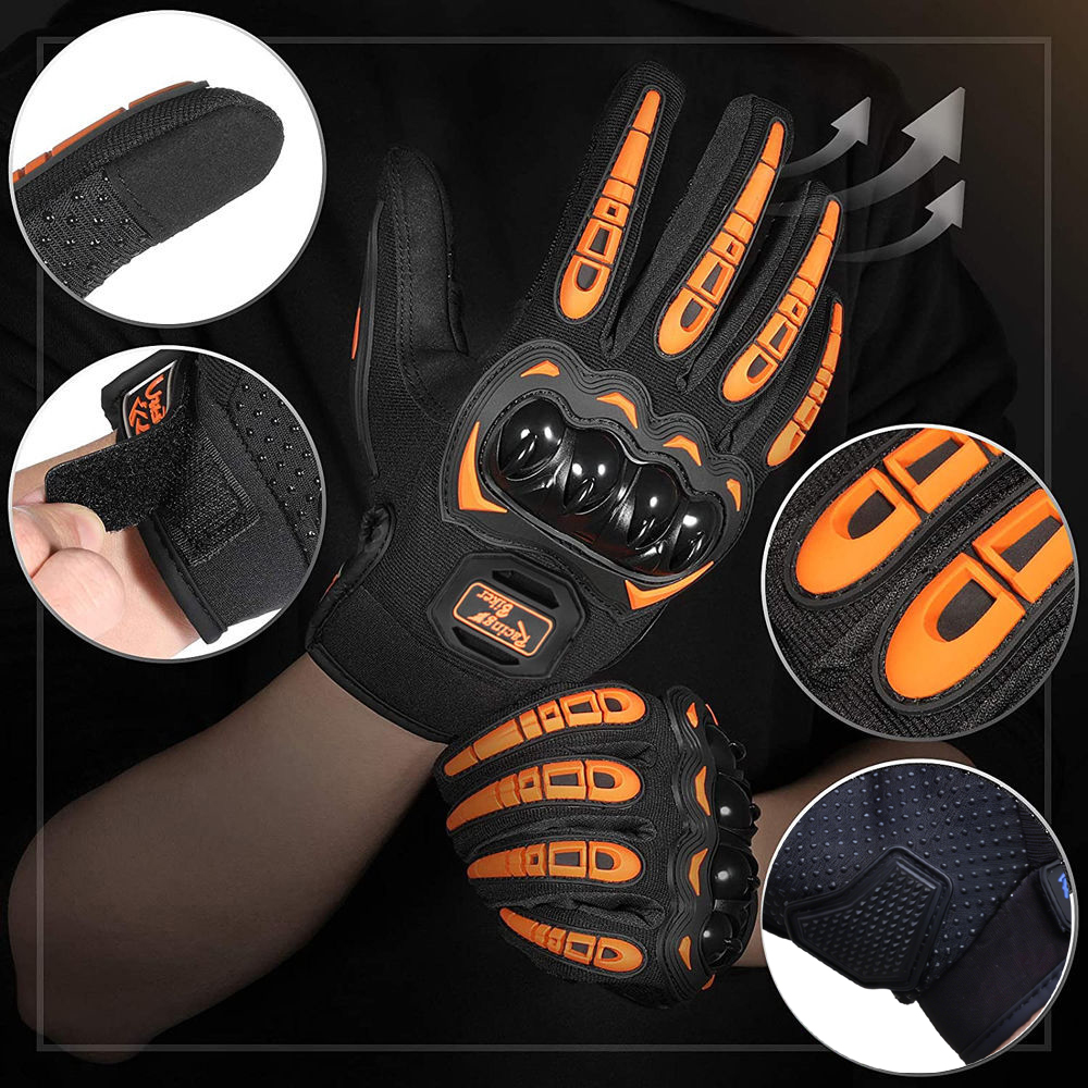 Guantes de Motociclismo con Pr - Motorcycle Gear Blue reseña y precio