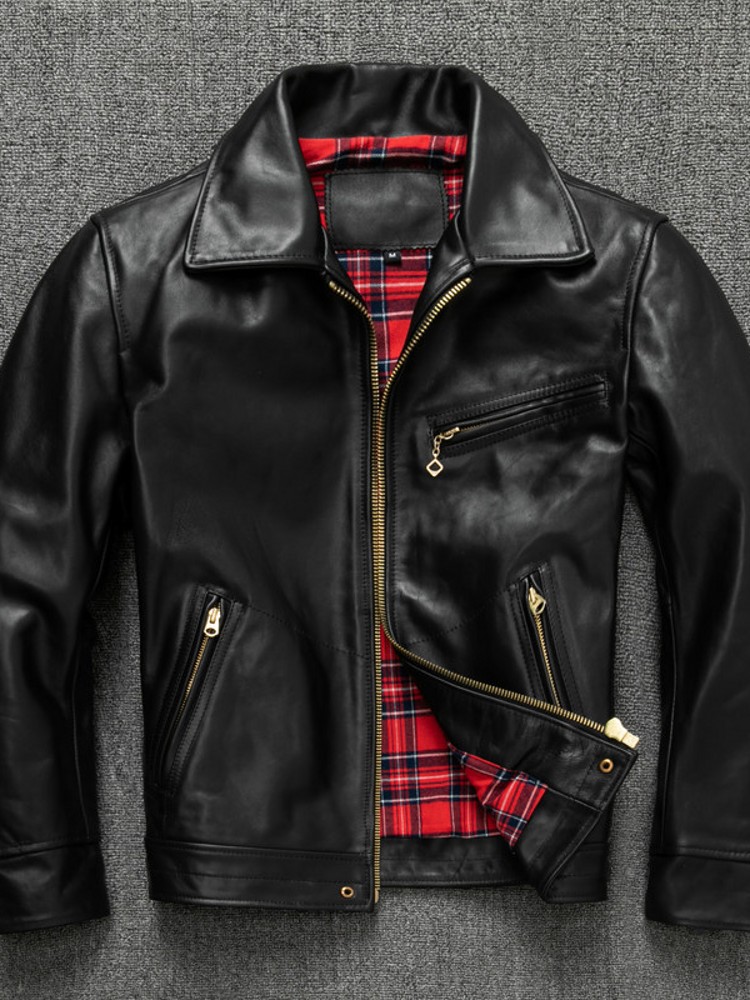 Chaqueta de Cuero Genuino 100% - Riding Jacket Leather reseña y precio