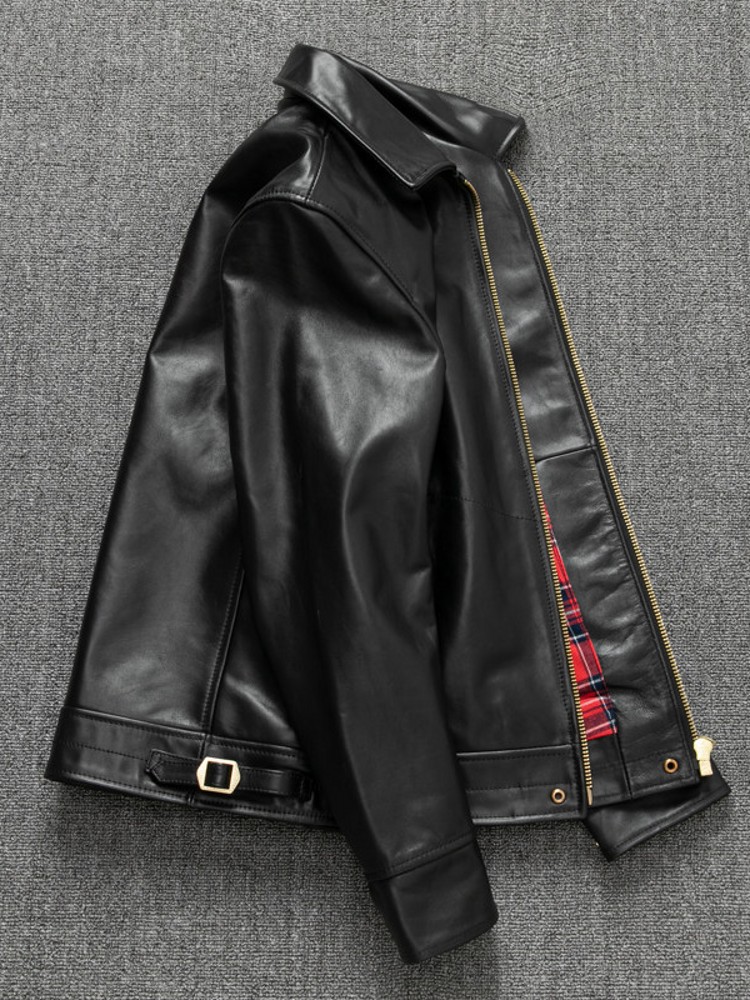 Chaqueta de Cuero Genuino 100% - Riding Jacket Leather reseña y precio