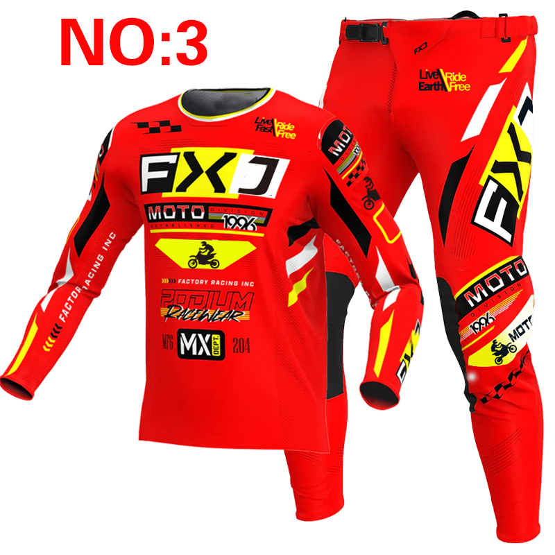 2025 FXJ motocross jersey y pa - Motorcycle Gear Blue reseña y precio