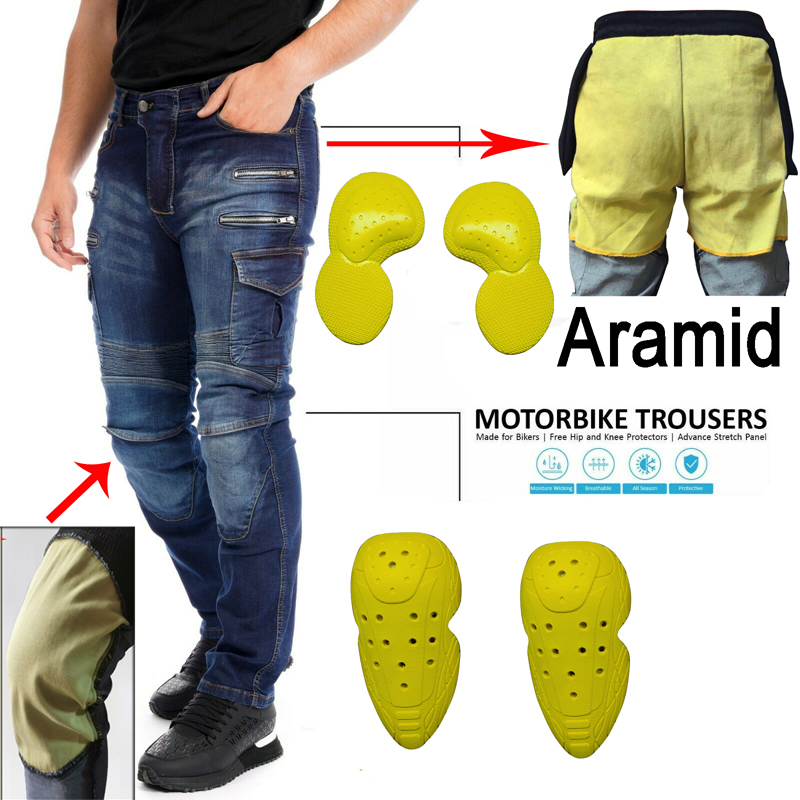 Pantalones de moto negros para - Motorcycle Gear Blue reseña y precio
