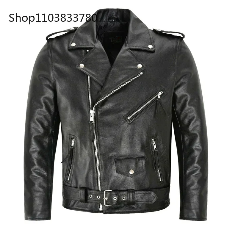 Chaqueta de cuero PU para homb - Riding Jacket Leather reseña y precio