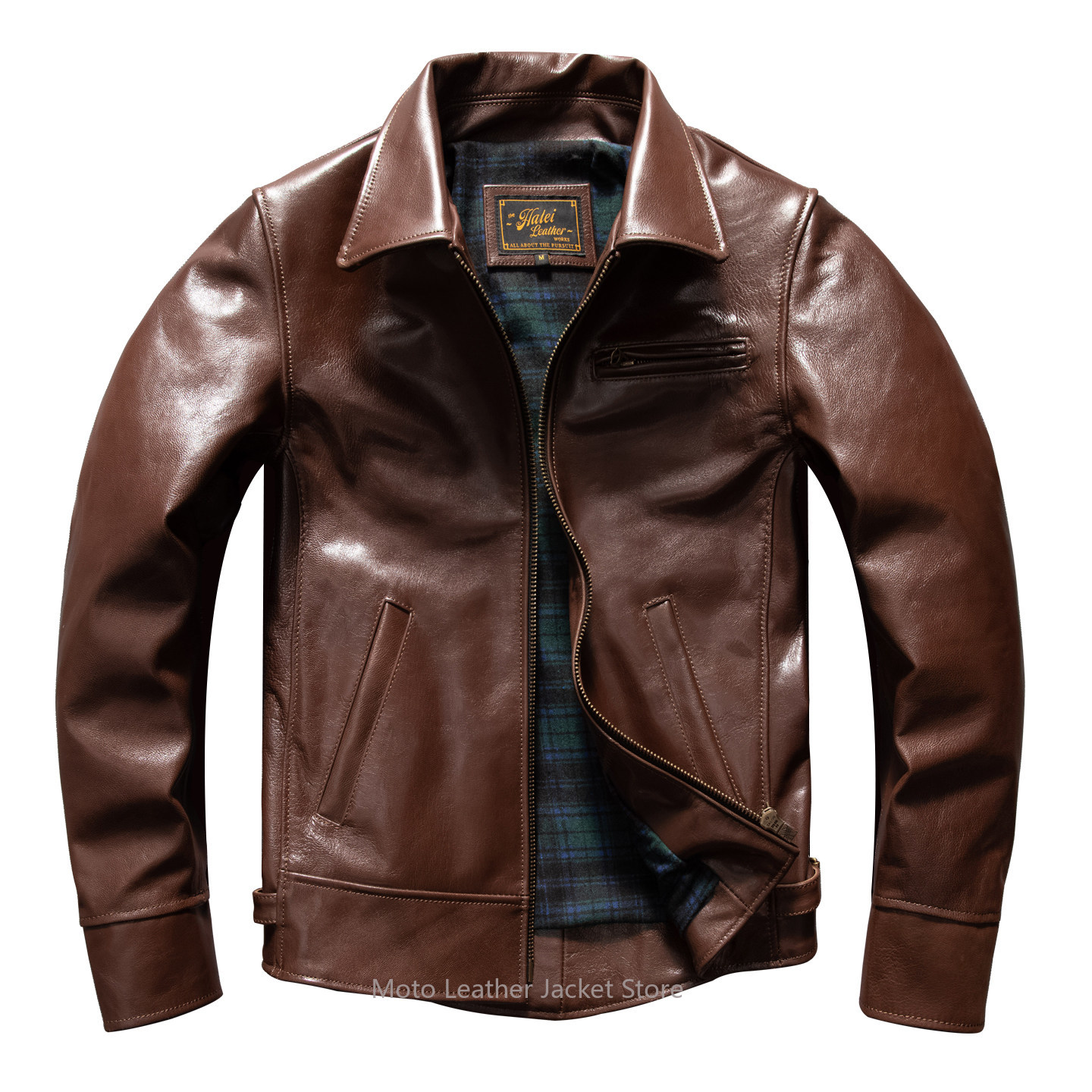 Chaqueta de cuero de cabra de  - Riding Jacket Leather reseña y precio