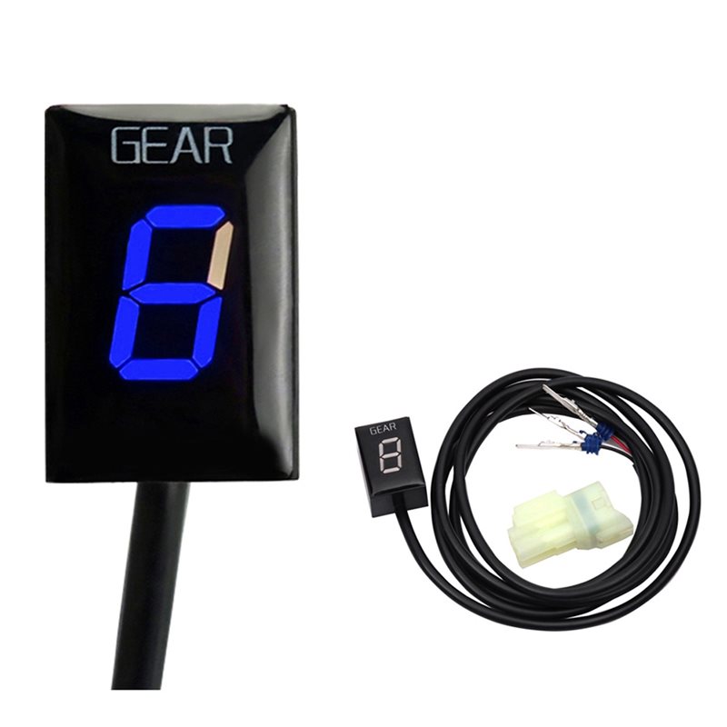 Indicador de Marcha Digital pa - Motorcycle Gear Blue reseña y precio
