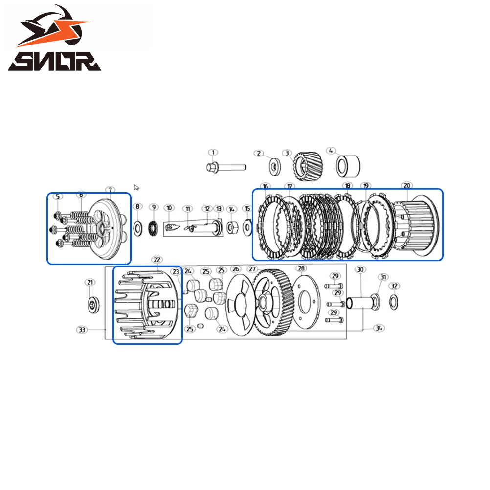Cubierta Exterior del Ensambla - Motorcycle Gear Hub reseña y precio